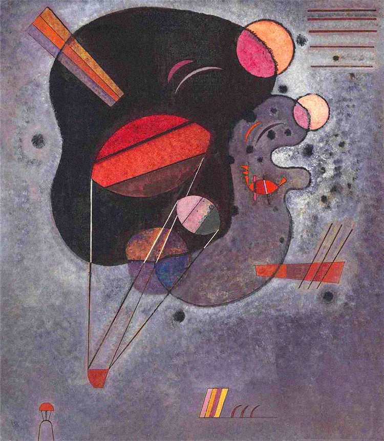 Floating Pressure 1931 Wassily Kandinsky Abstract Painting